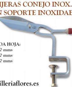 TIJERAS CONEJO CON SOPORTE