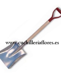 PALA DE ALUMINIO CUADRADA CON MANGO ANILLA
