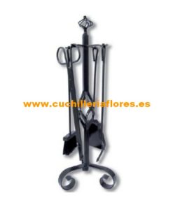 JUEGO DE CHIMENEA MODELO CUADRADO FAROLILLO