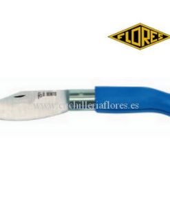 NAVAJA PUNTA INOX MANGO FIBRA AZUL
