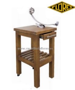 MESA JAMONERA MODELO GIRATORIO INOX